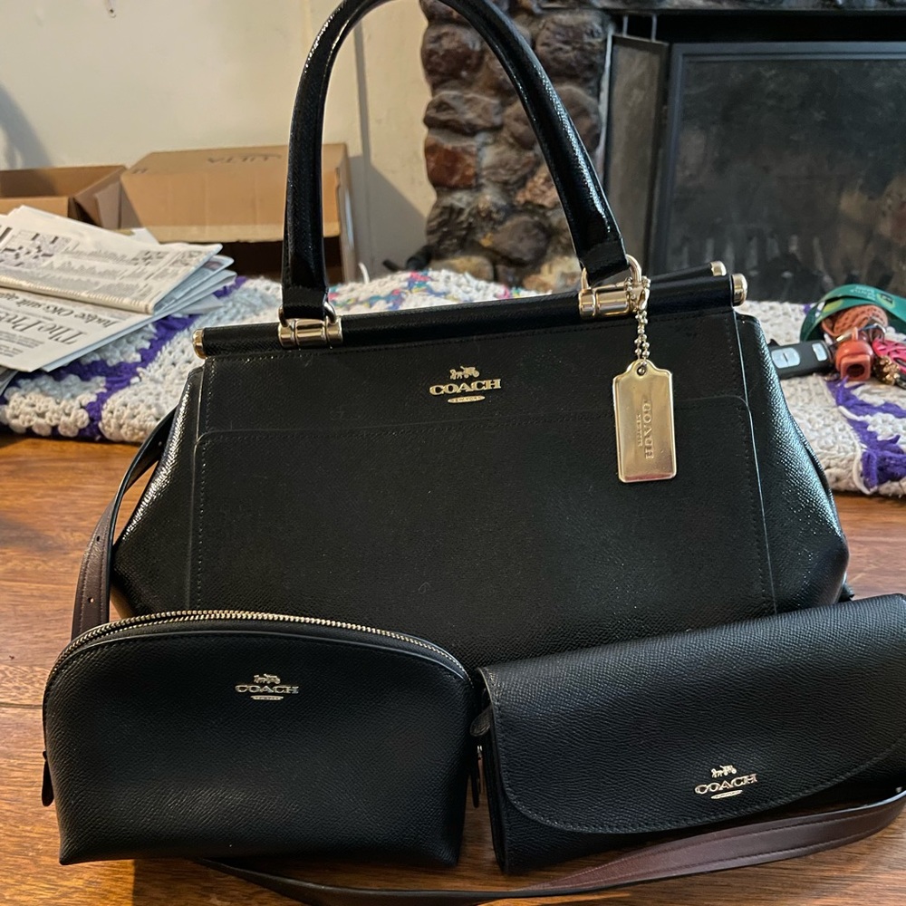 Coach grace handbag/wallet/cosmetic bag